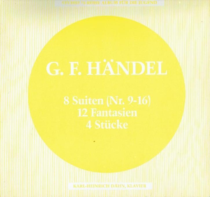 Händel Karl-Heinrich Dähn 8 Suiten Nr. 9-16 12 Fantasien 2LP, Cd's en Dvd's, Vinyl | Klassiek, Zo goed als nieuw, Classicisme