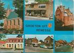 AK Renesse kerk dorpsstraat Opel Ford Verseput, Ophalen of Verzenden, 1960 tot 1980, Gelopen, Zuid-Holland
