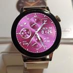 Huawei Watch GT 3 Elegant Milanese gouden band zgan, Hoogte, Ophalen of Verzenden, Zo goed als nieuw, Waterdicht