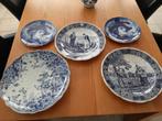 Delfts blauwe borden en vaasje, Antiek en Kunst, Ophalen