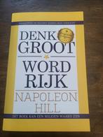 Boek denk groot word rijk nieuw, Ophalen of Verzenden, Nieuw