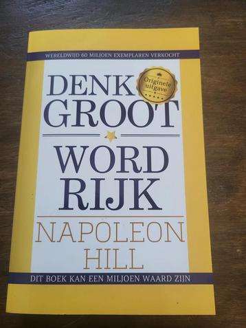 Boek denk groot word rijk nieuw beschikbaar voor biedingen
