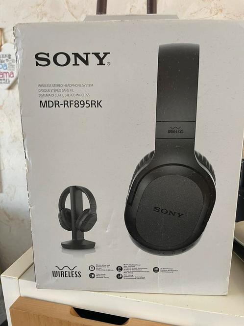 Sony koptelefoon voor stereo of televisie, 100 mtr bereik!, Audio, Tv en Foto, Koptelefoons, Zo goed als nieuw, Sony, Ophalen of Verzenden