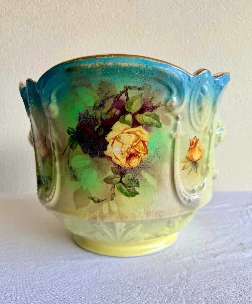 Antieke jardinières / cachepots ca. 1900 / set of per stuk, Ophalen