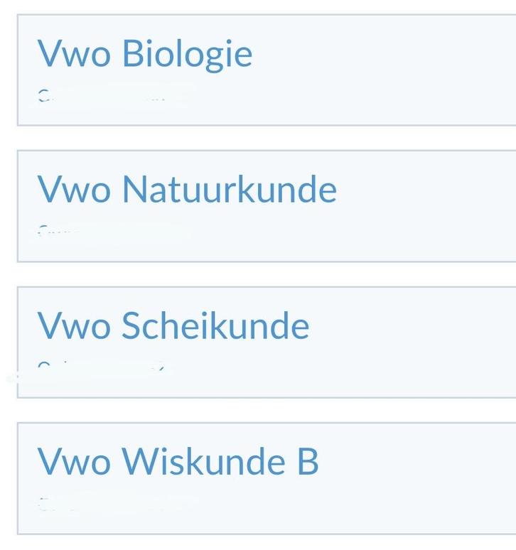 Complete NHA VWO Boeken - Nieuw!, Boeken, Studieboeken en Cursussen, Nieuw, Niet van toepassing, Beta, Ophalen of Verzenden