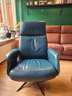 Leren Relaxfauteuil, Ophalen, Zo goed als nieuw, Leer