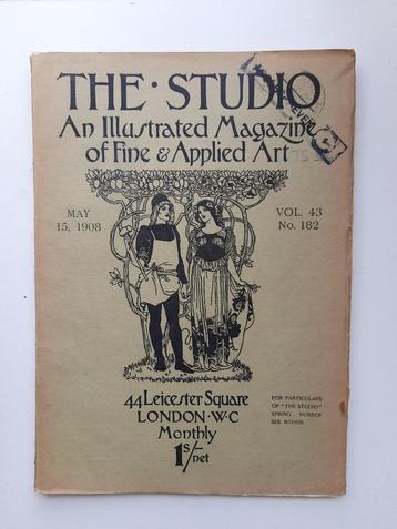 Partij The Studio Magazine 1905-1908 Kunst !!! beschikbaar voor biedingen