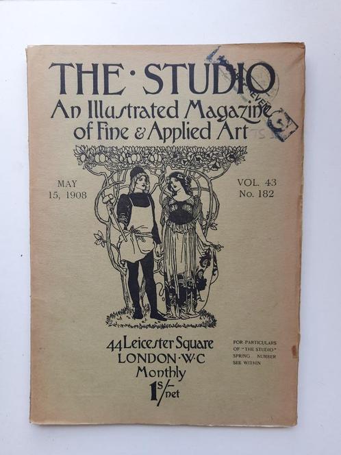 Partij The Studio Magazine 1905-1908 Kunst !!!, Boeken, Tijdschriften en Kranten, Gelezen, Overige typen, Ophalen of Verzenden