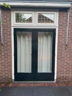 Te koop: openslaande deuren - jaren 20/30 woning, Ophalen, Gebruikt, Hout, Deurkozijn