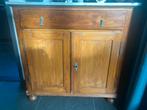 Antieke houten commode met marmer blad, Ophalen