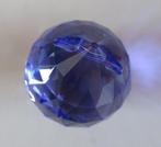Kristal glazen ballen blauw of paars, Ophalen, Overige materialen, Hangers, Blauw