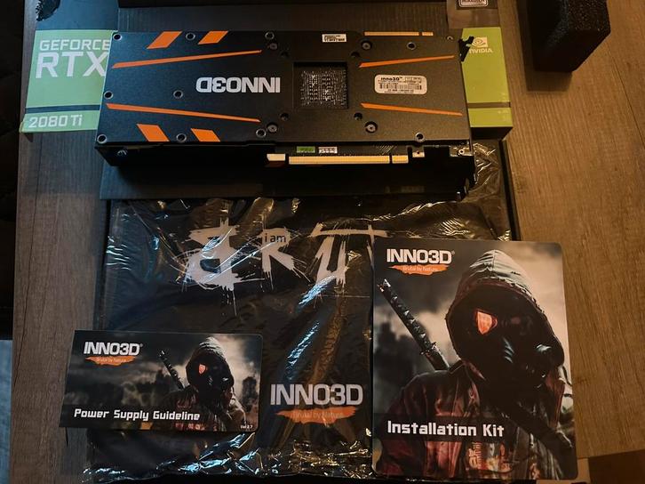 Rtx2080ti 11gb videokaart te koop aangeboden, Computers en Software, Videokaarten, Zo goed als nieuw, Nvidia, PCI-Express 3.0