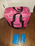 koeltas roze + 2 koelelementen, Ophalen of Verzenden, Zo goed als nieuw, Koeltas, Koelelement