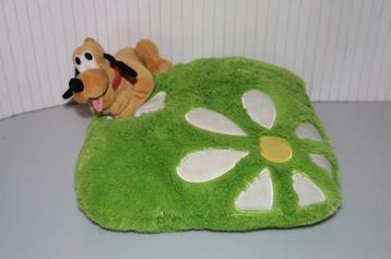 Pluto liggend groen kussen bloem Disneyland Paris Sint Kerst beschikbaar voor biedingen