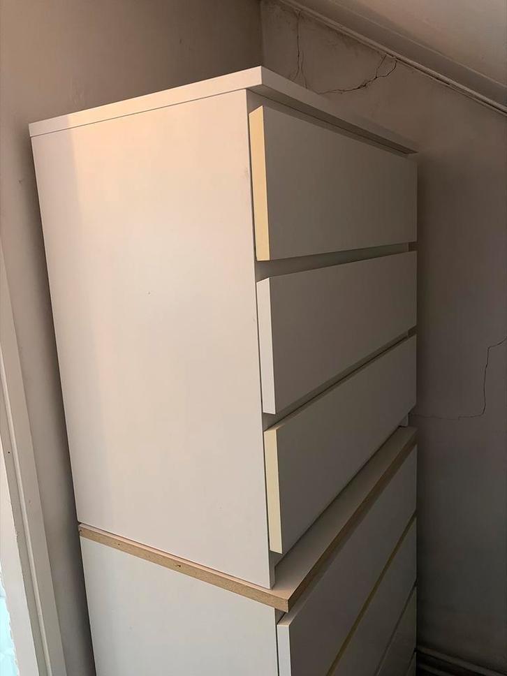 IKEA Malm ladekast met 3 lades, Huis en Inrichting, Kasten | Dressoirs, Gebruikt, 50 tot 100 cm, 25 tot 50 cm, Met lade(s), Overige materialen