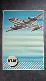 KLM Poster ca 1950, Deurposter of groter, Ophalen of Verzenden, Reclame, Rechthoekig Staand