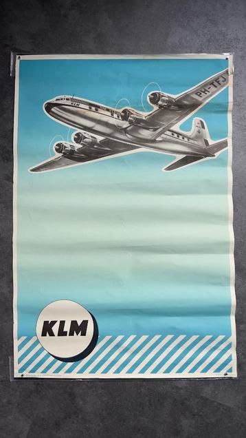 KLM Poster ca 1950 beschikbaar voor biedingen