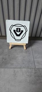 Tegel met Scania V8 logo, Ophalen of Verzenden, Zo goed als nieuw