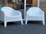 I.g.st.z. 4 IKEA tuinstoelen Skarpo Skarpö, kleur wit, Tuin en Terras, Tuinstoelen, Ophalen, Gebruikt, Kunststof