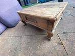 Houten Salontafel met Poten, Ophalen, Gebruikt, 100 tot 150 cm, 50 tot 100 cm