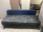 Slaapbank voor 1 of 2 personen, Huis en Inrichting, Ophalen, Gebruikt, Blauw, Tweepersoons