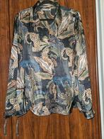 Geisha panterprint blouse maat 3xl/46, Kleding | Dames, Ophalen of Verzenden, Zo goed als nieuw, Maat 46/48 (XL) of groter, Bruin