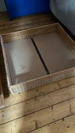 Rieten opberglade voor onder bed, Ophalen, Overige materialen, 50 tot 100 cm, Zo goed als nieuw
