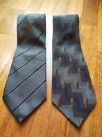 Two Vintage Neck Ties (Italo Ferretti + Graham & Lockwood), Italo Ferretti, Ophalen of Verzenden, Met patroon, Grijs