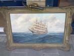 schilderij Schip, Antiek en Kunst, Kunst | Schilderijen | Klassiek, Ophalen