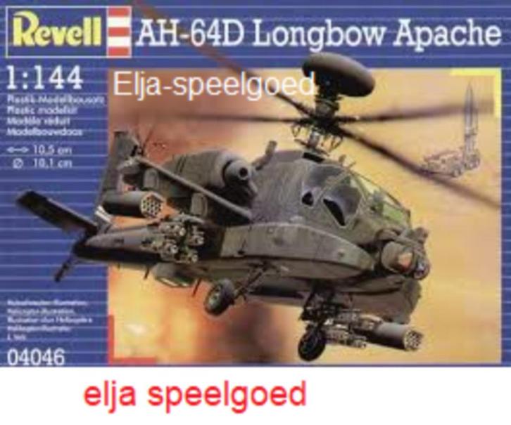 Revell 1:144 AH-64D Longbow Apache 4046 modelbouw helikopter, Hobby en Vrije tijd, Modelbouw | Vliegtuigen en Helikopters, Nieuw