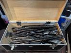 Microfoon statieven diverse in case, Muziek en Instrumenten, Standaards, Ophalen, Gebruikt, Instrumentstandaard, Microfoon