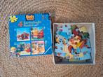 Puzzel Bob de Bouwer 4 in 1, Ophalen of Verzenden, 10 tot 50 stukjes, Zo goed als nieuw