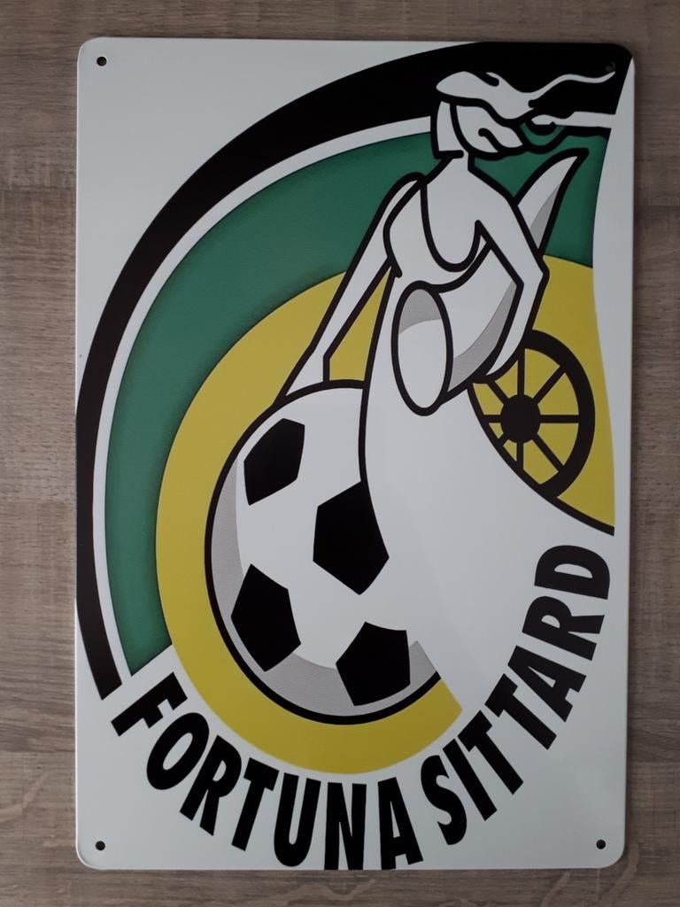 Fortuna Sittard 20x30 cm Reclamebord, Ophalen of Verzenden, Nieuw, Buitenlandse clubs, Poster, Plaatje of Sticker