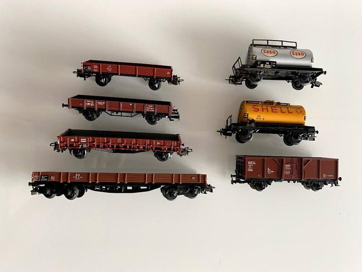 HO Marklin wagons (677), Hobby en Vrije tijd, Modeltreinen | H0, Gebruikt, Wagon, Wisselstroom, Märklin, Verzenden