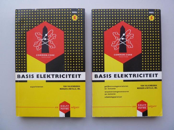 Basis Elektriciteit deel 5 en deel E, Boeken, Techniek, Zo goed als nieuw, Elektrotechniek, Ophalen of Verzenden