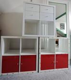 Ikea kallax kasten 3x met lades & deurtjes, Ophalen, Zo goed als nieuw, Minder dan 150 cm, Minder dan 100 cm