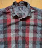 Culture design / kwaliteit overhemd rood paar ruiten XL, Kleding | Heren, Culture, Ophalen of Verzenden, Zo goed als nieuw, Halswijdte 43/44 (XL)