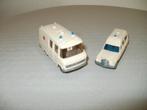 2x Wiking Mercedes ambulance., Overige merken, Wisselstroom, Gebruikt, Overige typen