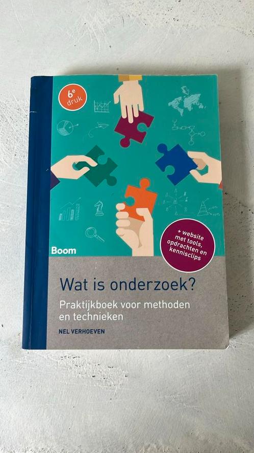Nel Verhoeven - Wat is onderzoek?, Boeken, Wetenschap, Zo goed als nieuw, Ophalen of Verzenden
