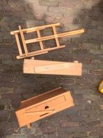 Schildersezel kist Talens 1 met lade tafelmodel reiskist, Hobby en Vrije tijd, Schilderen, Ophalen of Verzenden, Zo goed als nieuw