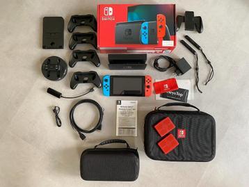 Nintendo switch met veel extra's zgan beschikbaar voor biedingen