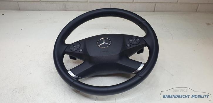 4-spaaks stuurwiel Mercedes W207 W212 E Klasse zwart stuurwi, Auto-onderdelen, Besturing, Mercedes-Benz, Gebruikt, Ophalen of Verzenden