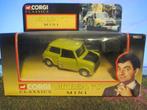 1:36 Mini Cooper Mr. Bean Corgi 1e uitgave met rubber banden, Corgi, Gebruikt, Ophalen of Verzenden