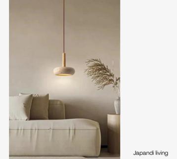 Nieuwe Japandi Hanglamp - wabi sabi - eetkamer - woonkamer