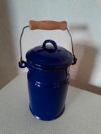 Oude blauwe melkbus / akertje, Ophalen of Verzenden