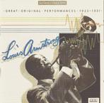 Louis Armstrong – Great Original Performances 1923 - 1931, Ophalen of Verzenden, 1980 tot heden, Zo goed als nieuw, Jazz