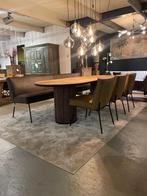 Eetkamer bank en stoelen leer, Ophalen of Verzenden, Nieuw, Minder dan 4 stoelen