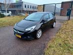 Opel Corsa 1.4 66KW/90PK 5D 2018 Navigatie Airco telef Cruis, Voorwielaandrijving, 4 cilinders, Zwart, Origineel Nederlands