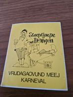1622 Carnavals Sticker Stoepstjoep Dongen, Ophalen of Verzenden