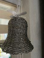 Zilveren Kerstklok van Riet - 20 cm Hoog, Verzenden, Zo goed als nieuw